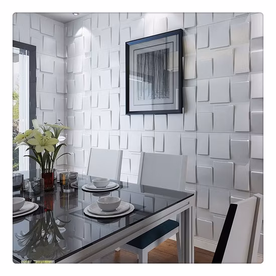 Decoration Colorful Self-Adhesive 3D Foam Wallpaper 3D Wall Sticker