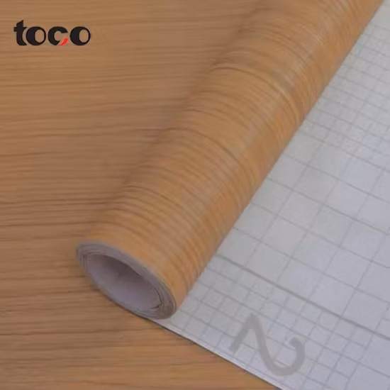 Selbstklebende Folienfolie aus Holz