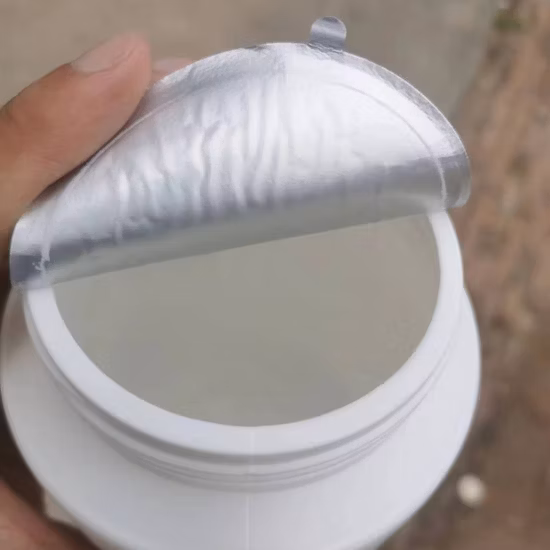 Hochwertige selbstklebende Dichtung aus Aluminiumfolie/druckempfindliche Dichtung für Flaschenverschlüsse aus Kunststoff/Glas und Metall