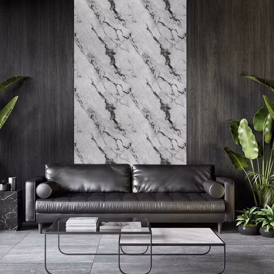 Italienische Design-Tapete, Wandpapier, PVC-Kunststoffplatte, 3D-Wandaufkleber