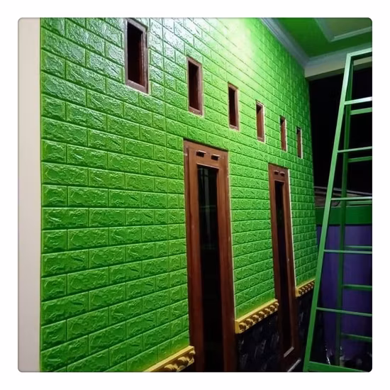 Neue Wandaufkleber DIY Ziegel selbstklebende Wandblätter Indoor dekorative Anti-Kollisions-3D-Schaum Tapeten Aufkleber für Küche Wohnzimmer Schlafzimmer