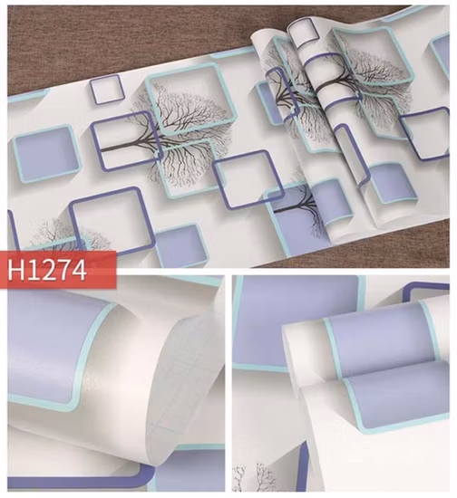 PVC-Vinyl-Wandaufkleber zum Abziehen und Aufkleben, selbstklebende Tapete