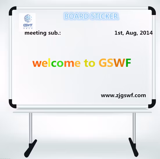 Trocken abwischbarer Whiteboard-Aufkleber für Whiteboard Resurface (WF-WT)