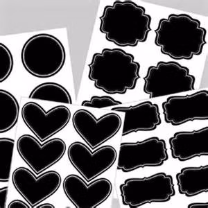 Tafel-Wandaufkleber, gestanzter PVC-Tafelaufkleber zur Dekoration