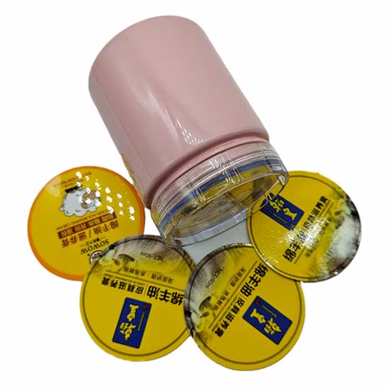 Hochwertige, selbstklebende Aluminiumfolien-Dichtungsdichtung für Schraubverschlüsse aus Kunststoff/Glas, Metallkappen