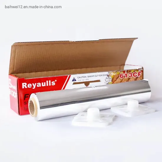 Selbstklebende Einweg-Aluminiumfolie von Saran Wrap zur Aufbewahrung von Lebensmitteln